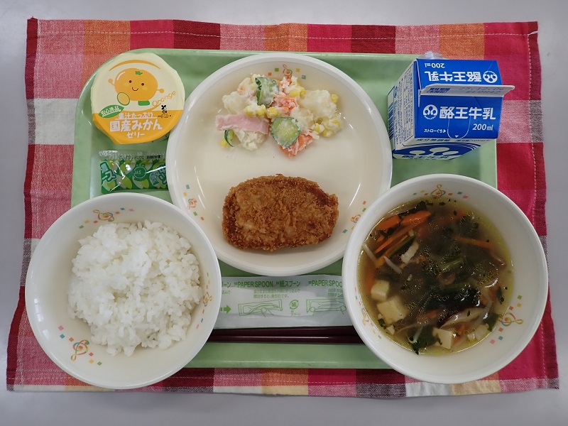 11月26日の給食Bコース